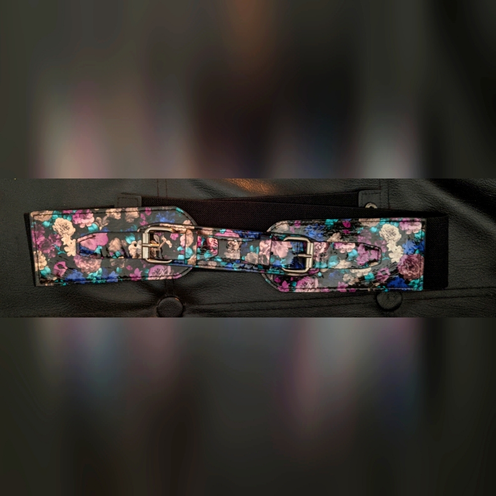 Torrid Floral Black Belt
